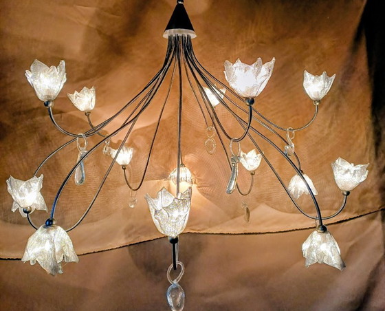 Image 1 of Harco Bodenleuchte mit Brise-/Eisornamenten