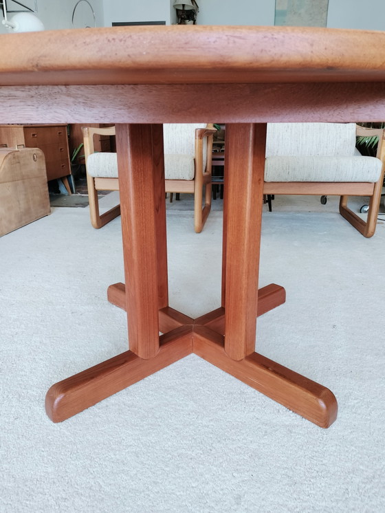 Vintage Danish teak extendable dining table 120cm, Rosengaarden – Wood (photo 6 of 15)