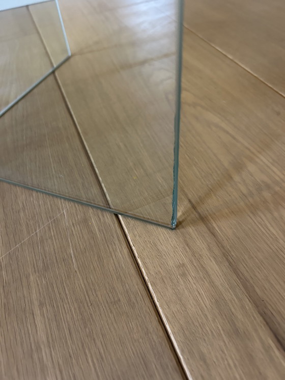 Image 1 of Glass table in the style of Leon Rosen