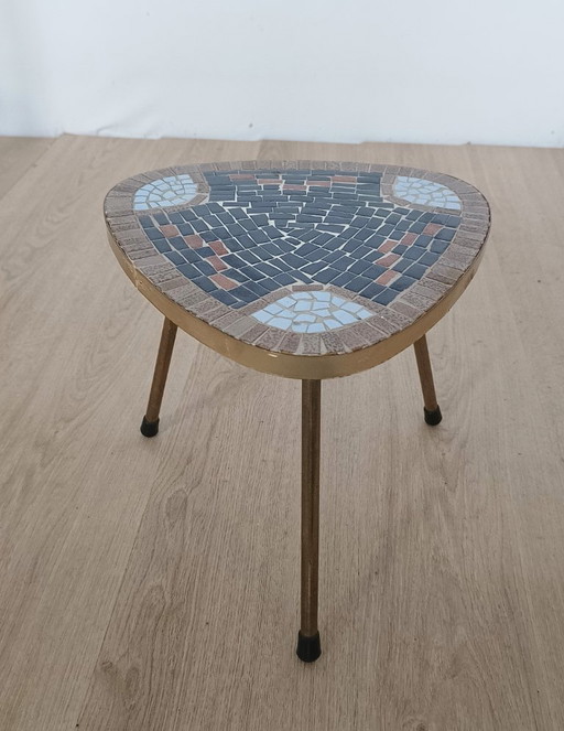 Keramik-Beistelltisch aus den 1950er Jahren – bijzettafels, Ceramic, Metal (photo 2 of 8)