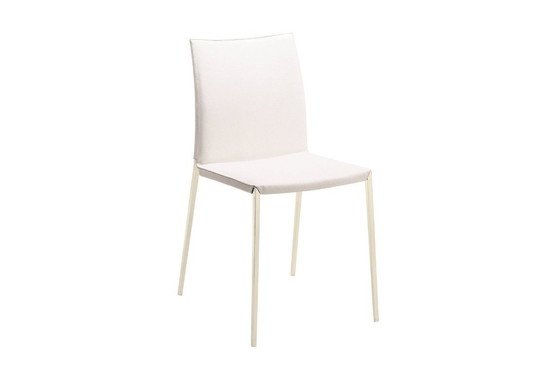 Image 1 of 6x Zanotta LIA eetkamerstoelen ivory