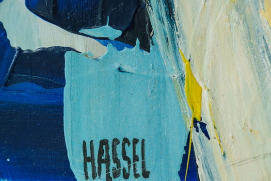 Image 1 of Ad van Hassel - Abstract composition Tulip
