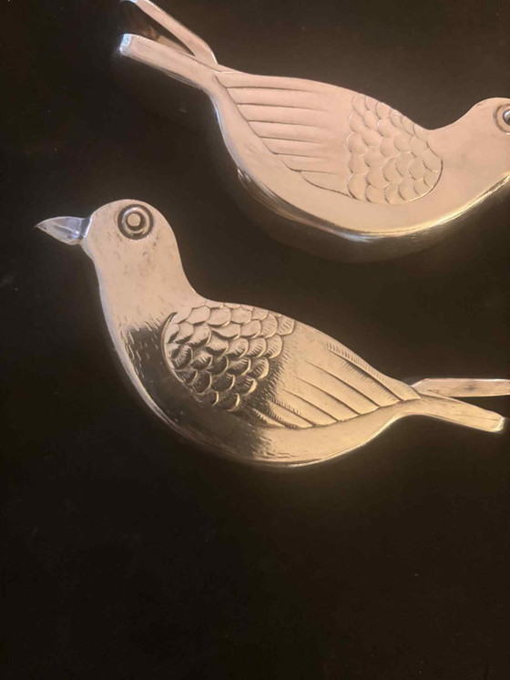 Image 1 of Set 2 spremiagrumi placcati argento