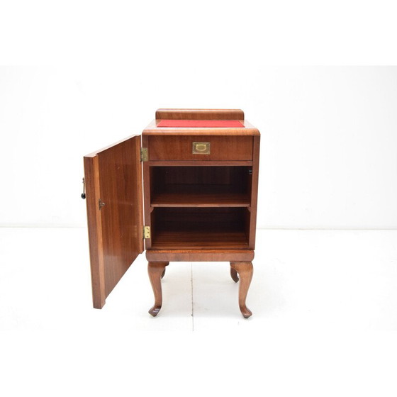 Image 1 of Mid-century Toalet wood night stand, Czechoslovakia 1950s