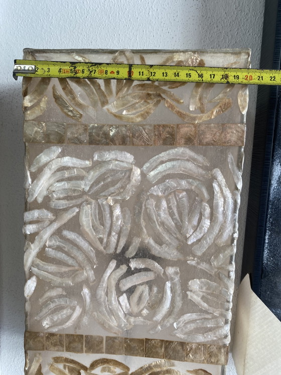 Applique murale en coquille d'huître – Décoration unique faite à la main 🐚✨ – Appliques murales, Fiberglass (photo 4 of 7)