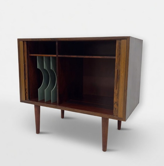 Image 1 of Palissanderhouten tambourkast van Kai Kristiansen voor Feldballes