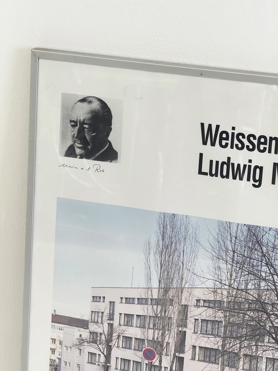 Image 1 of Poster in List Weissenhofsiedlung Stuttgart 1927 Ludwig Mies van der Rohe