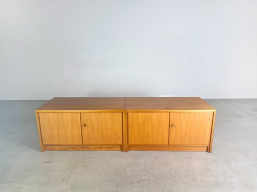 2x original Midcentury Sideboard WK Möbel Commode en noyer