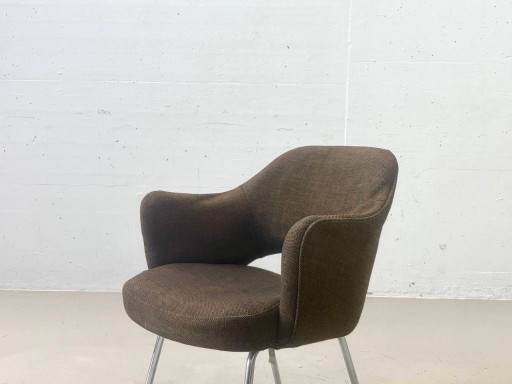Vintage Knoll International Armlehnstuhl, 1970er Jahre – fauteuils, Chrome