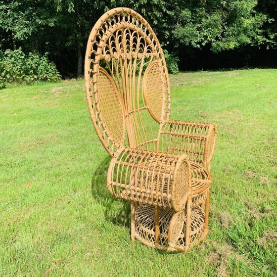 Image 1 of Sillón Emmanuel en ratán natural y mimbre