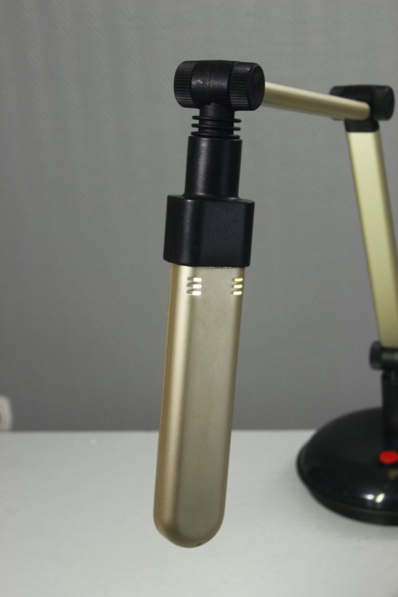 Image 1 of Fulvio BATTAGLIA & Mazda - Gelede lamp "Bur'o", postmodern design, jaren 80