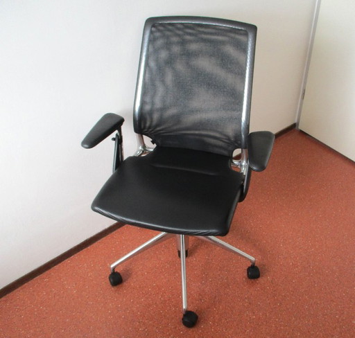 Vitra Meda Bürostuhl – bureaustoelen, Leather, Textile
