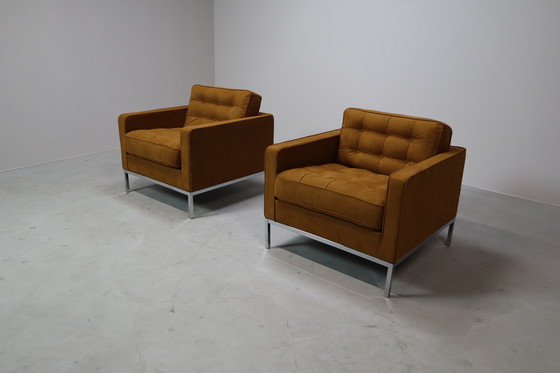 Image 1 of Pair of Florence Knoll lounge chairs for Knoll International