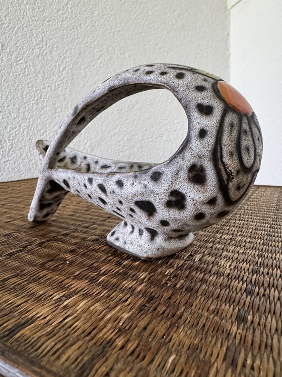 Image 1 of Keramisch sieradenbakje van Vallauris Bessone uit de jaren 60.