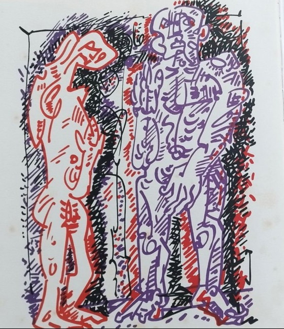 André Masson (1896-1987), Incisioni 1924-1972, Litografie Originali, Edizione Giapponese, Arte, Carta, Tessile (foto 4 di 15)