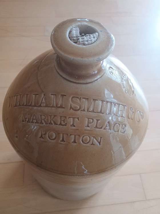 Image 1 of Antieke Engelse bierkruiken (set van 2)