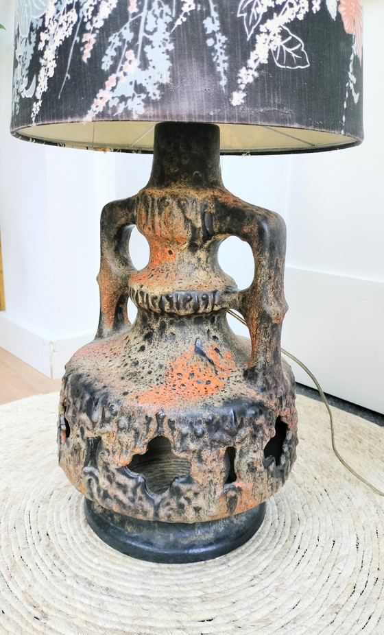 Image 1 of Vintage Keramieke Xl Vloerlamp 