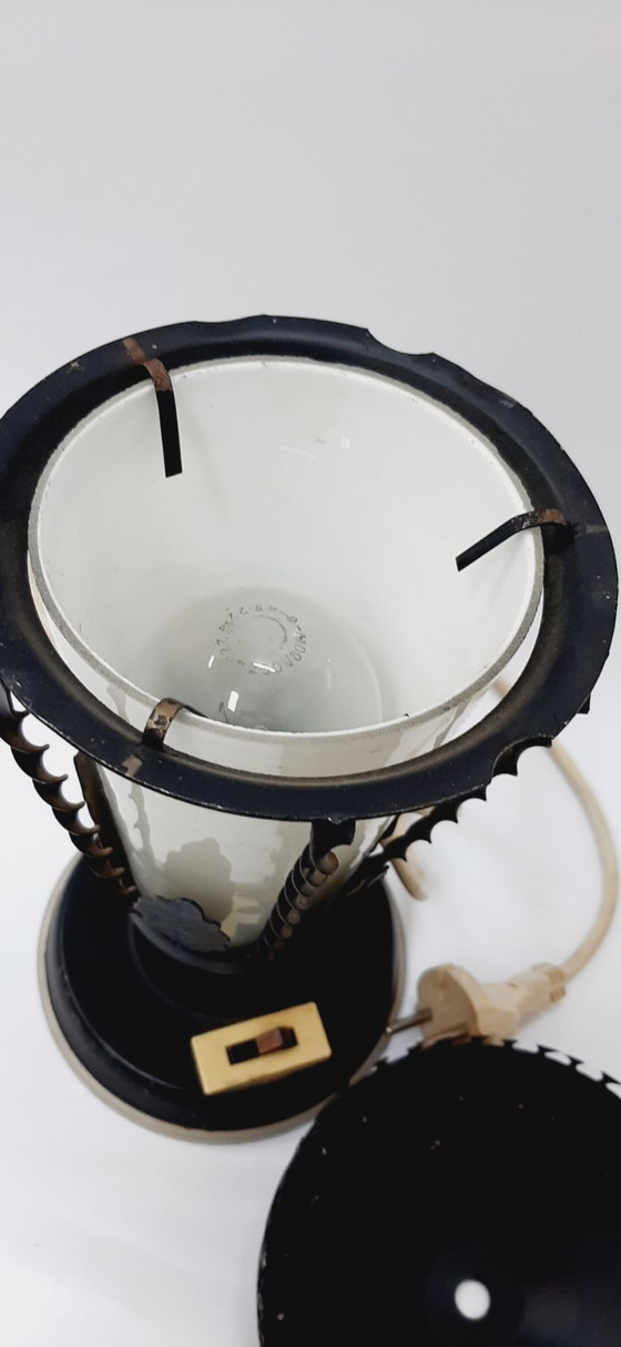 Image 1 of Vintage Wrought Iron Electric Lamp