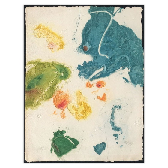 Image 1 of Kim En JOONG Monde imaginaire I Signierte Carborundum-Radierung 1989