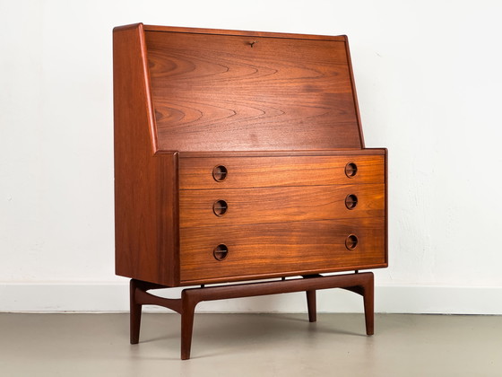 Image 1 of Secretary In Teak By Arne Hovmand Olsen For Mogens Kold, 1960S