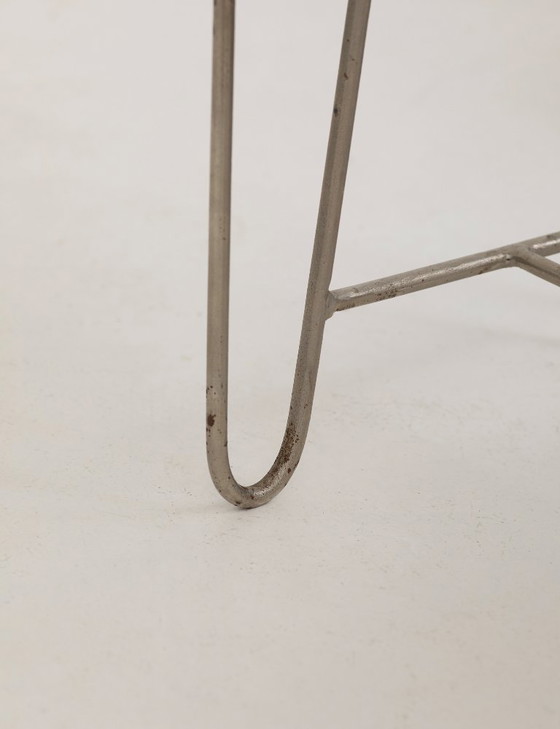 Image 1 of Conjunto de 4 sillas de artista de metal cromado, circa 1960/70