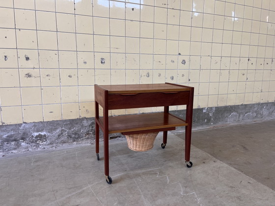 Tavolino scandinavo vintage in teak – Tavolini, Wood, Wicker (photo 2 of 6)