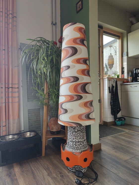 Image 1 of Retro/vintage Fat Lava ceramic floor lamp
