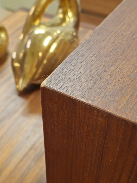 Image 1 of Vintage Deens Ladekast Ladekastje Kast Kastje Teak Fineer 