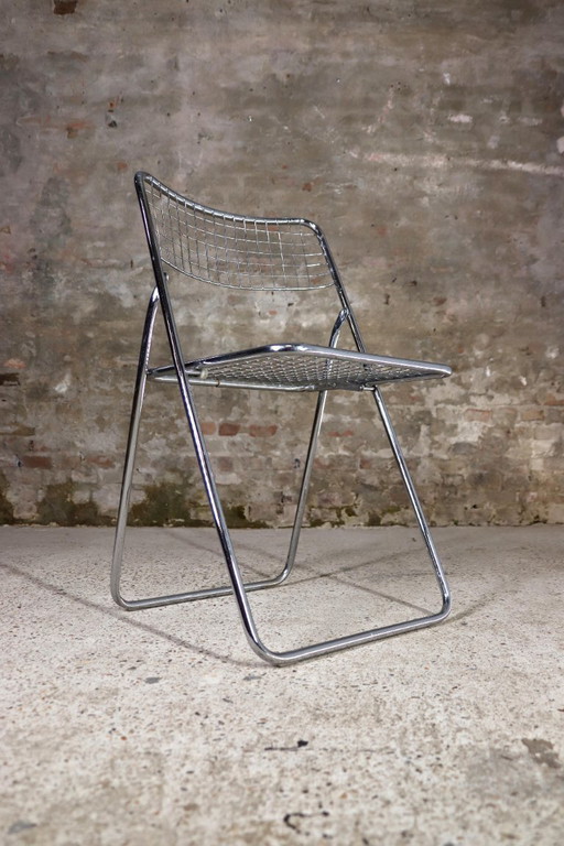 IKEA - Rappen - Sedia a rete Ted - Cromo - Niels Gammelgaard - 1976