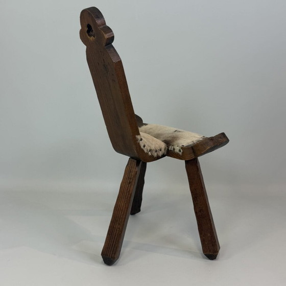 Coppia di sedie rustiche stile folk – Poltrone relax, Pelle, Legno (photo 28 of 34)