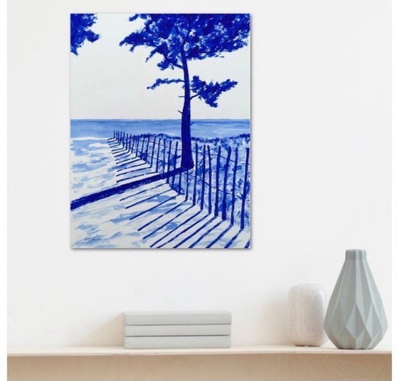 Image 1 of Acrilico su carta da 325 g.  Formato 40x30 cm.