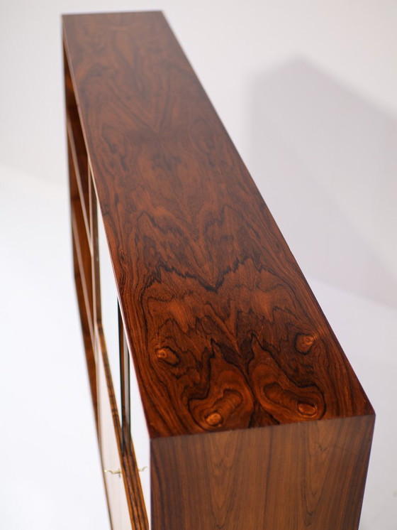 Image 1 of Palissander boekenkast wandkast vintage Deens