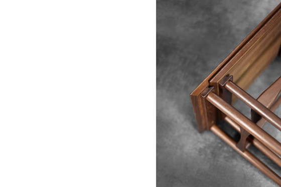 Image 1 of Vintage Mid-Century Danish Modern Teak Nesting Tables, 1960s, Set of 2