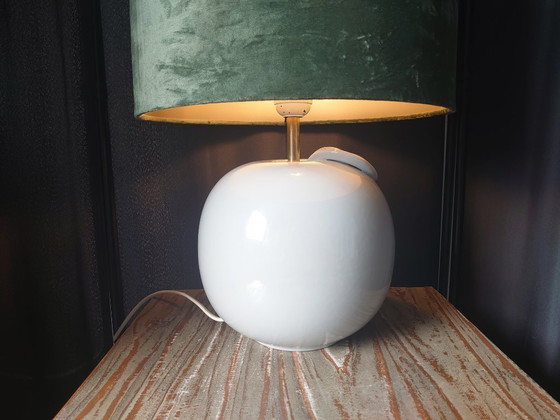 Image 1 of Vintage Herda table lamp "Apple" made of ceramic