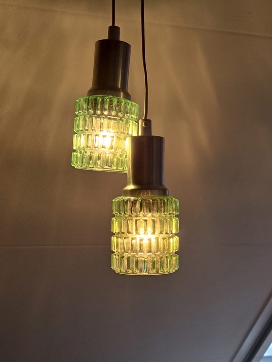 Image 1 of Lampade a sospensione vintage dell'era spaziale