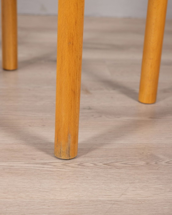 Image 1 of Pair of Vintage 70s Stools in Wood and Rope, Ibisco Design