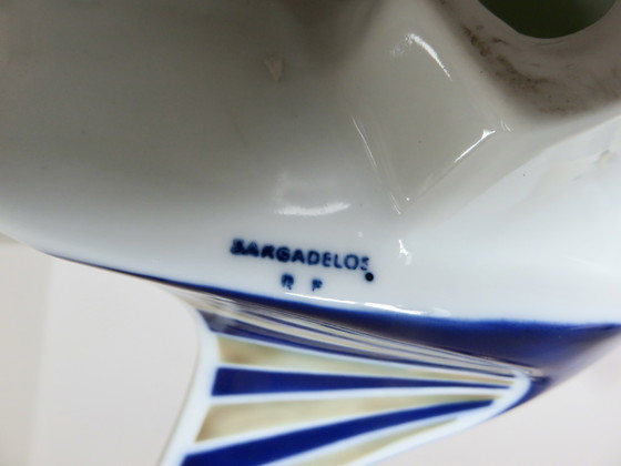 Image 1 of Paloma "sargadelos" in ceramica, colomba, Spagna, anni '70 '80