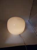 1 x verrerie de vianne opaline tafellamp zgn. Sqircle vorm