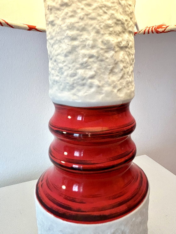 Image 1 of Draadloze tafellamp gemaakt van een vintage KPM-vaas - geschikt voor balkons