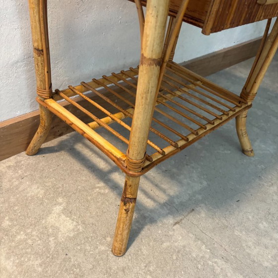 Image 1 of Comodino in rattan