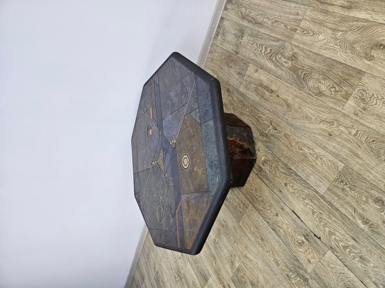 Nederlandse Salontafel van Paul Kingma, jaren 80 – Koffietafelboeken, Copper, Brass, Brutalist (photo 11 of 17)
