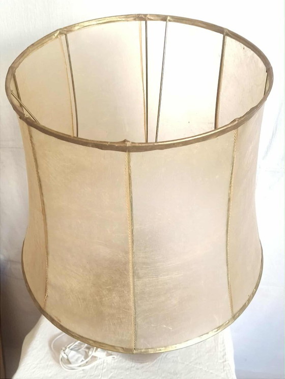 Image 1 of Lampada in terracotta e ceramica anni '70, altezza 69 cm