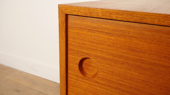 Image 1 of Vintage Cabinet With Sliding Doors | Audio Furniture | Teak