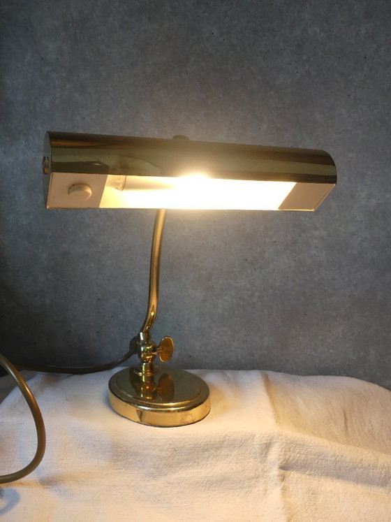 Image 1 of Pianolamp Jahn Classic Brass jaren 50 UK1aeb