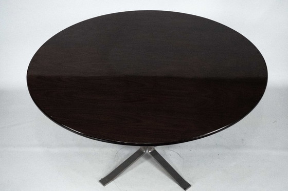 Image 1 of Rare Round dinner table by Gianni Moscatelli for Formanova. Italy 1970s