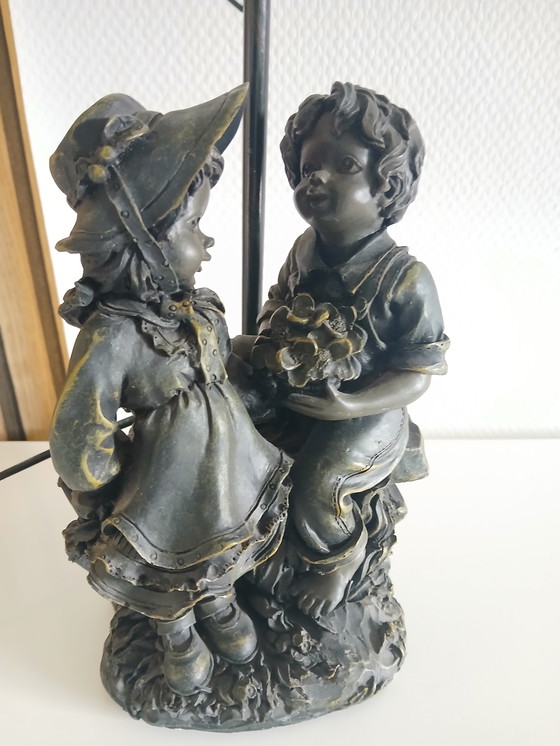 Image 1 of Tulip lamp, 45cm high