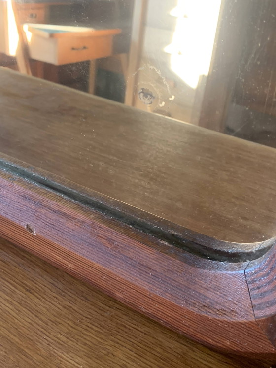 Alter, antiker Wandspiegel aus Holz – Wood, Vintage (photo 4 of 8)