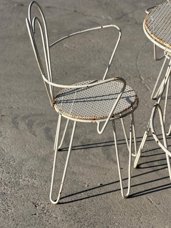 Image 1 of Mathieu Matégot wrought iron garden furniture, 1950