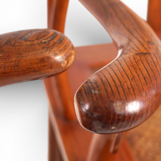 Image 1 of Set di 2 poltrone cinesi con schienale alto in stile dinastia Ming, 1920