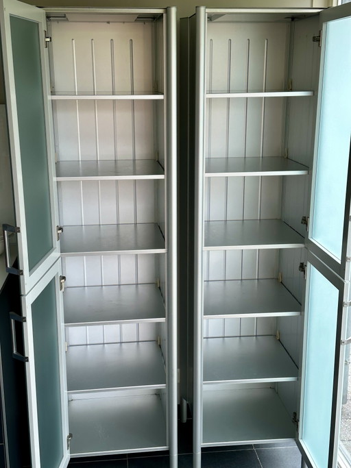 Ensemble de 2 meubles de cuisine Bulthaup System 20 – high boards, Aluminium, Glass (photo 2 of 10)